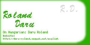 roland daru business card